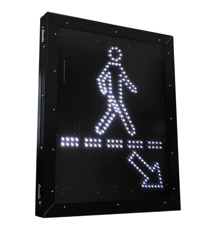 Pedestrian Crossing LED Blank Out Sign